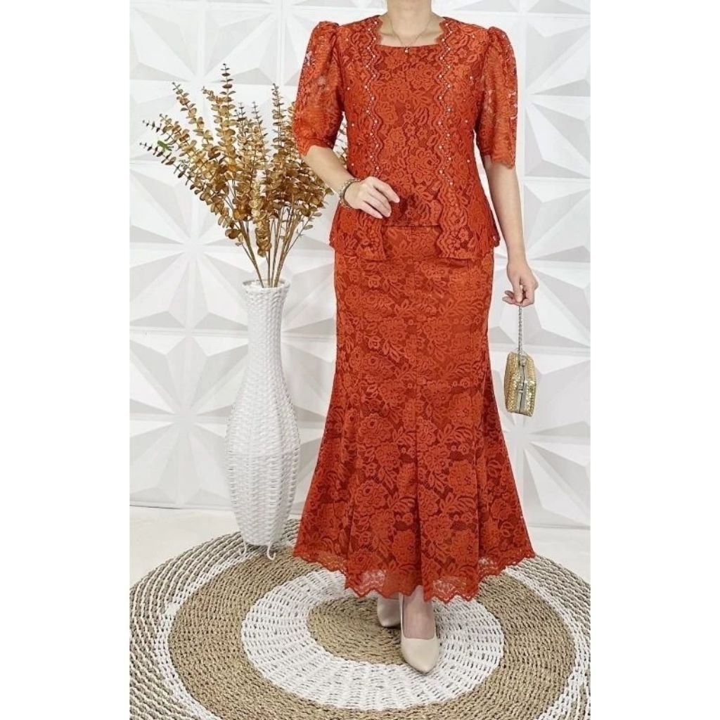 SET ROK BROKAT PANJANG/STELAN KEBAYA PESTA BATAK