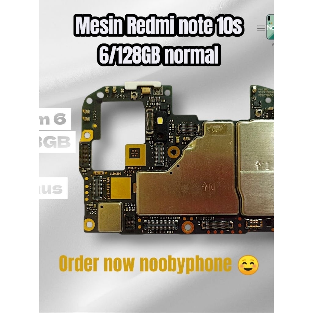 mesin Redmi note 10s 6/128GB normal no minus