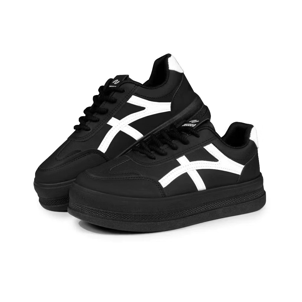 Sepatu Sneakers Wanita Casual Sepatu Sneakers Wanita Korea Style Hitam Sepatu Sneakers Wanita