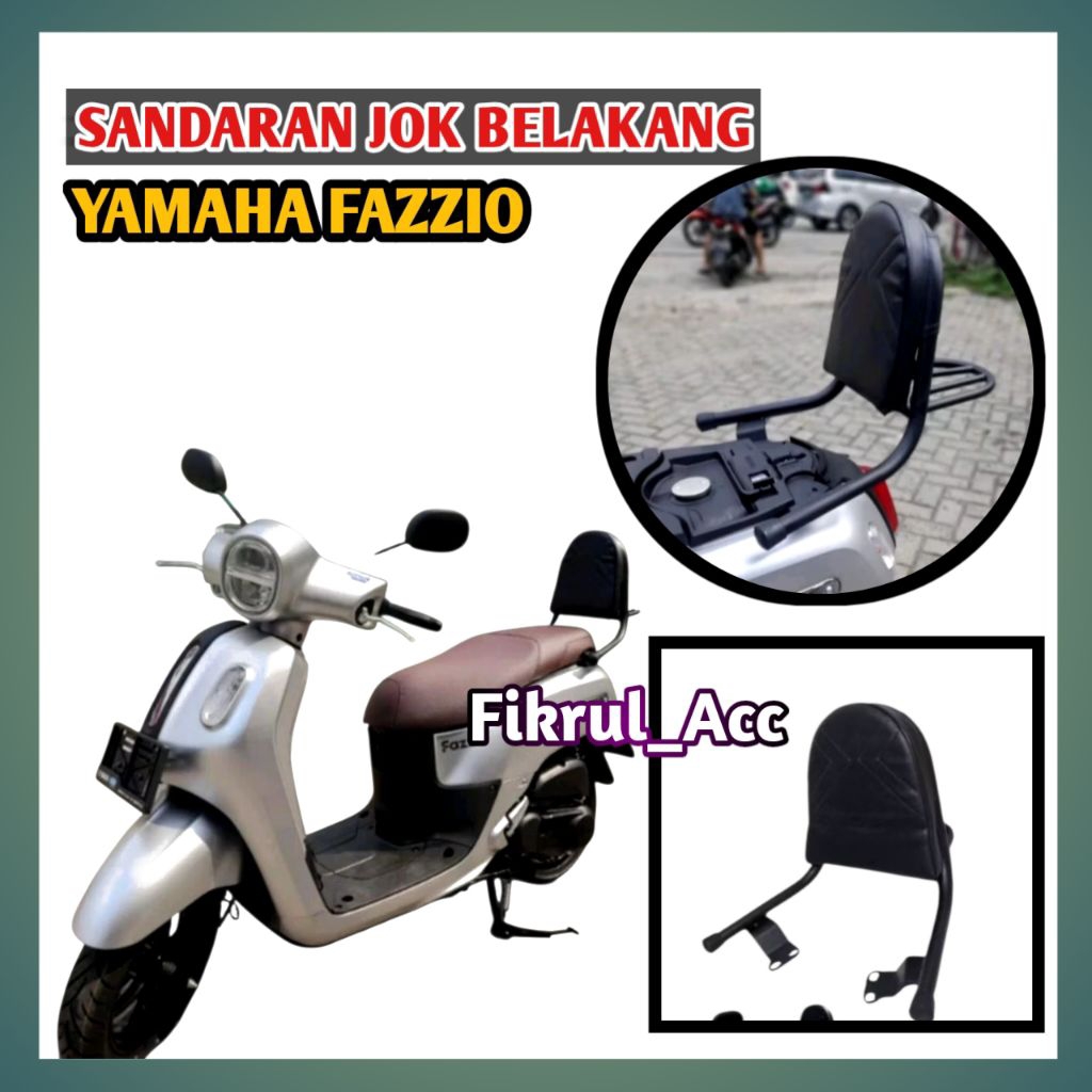 SANDARAN JOK BELAKANG YAMAHA FAZZIO