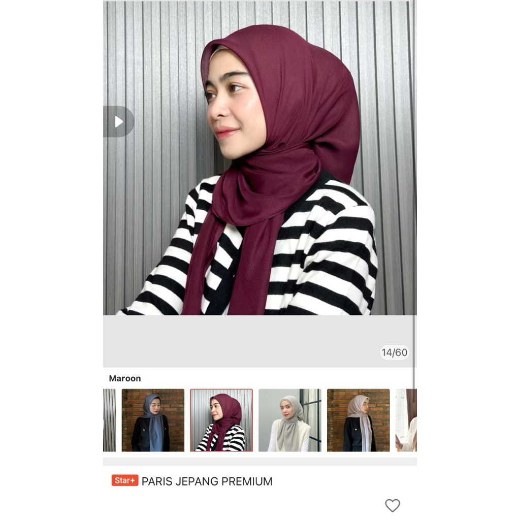 [SALE] Jilbab Paris PREMIUM by Latiscarf not Napocut