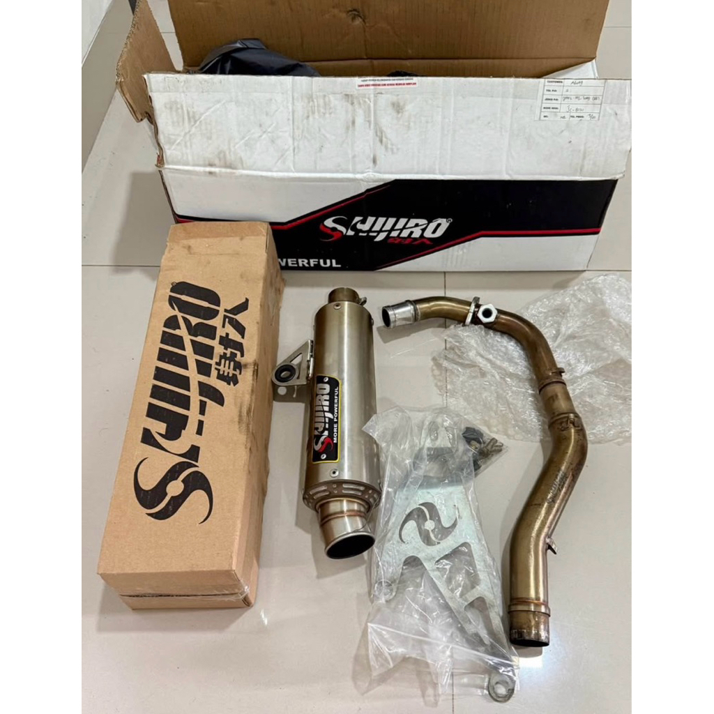 Knalpot Shijiro M3 inlet 38 Long