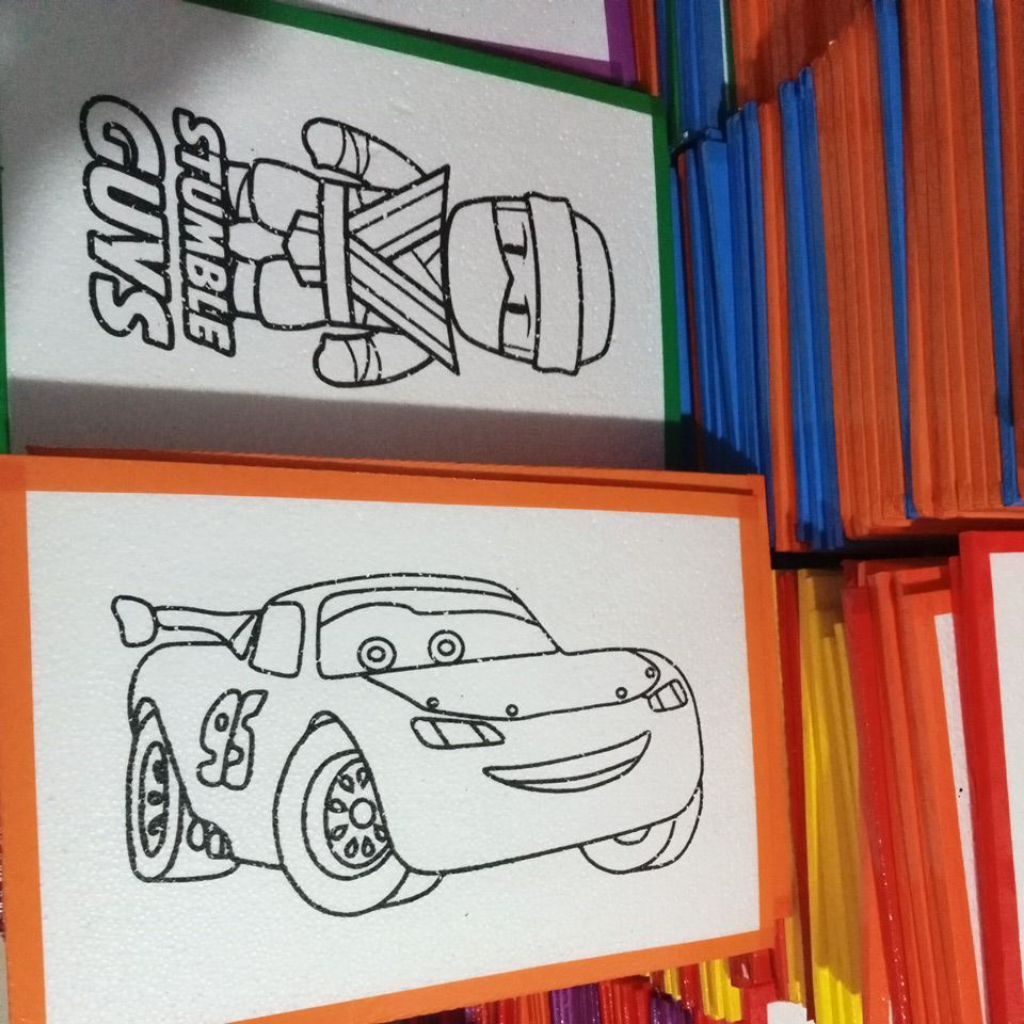 styrofoam lukis