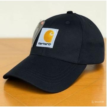 Topi Carhartt Topi Baseball Katun Tebal Pria Hitam Cap Casual Elegan Nyaman Dipakai