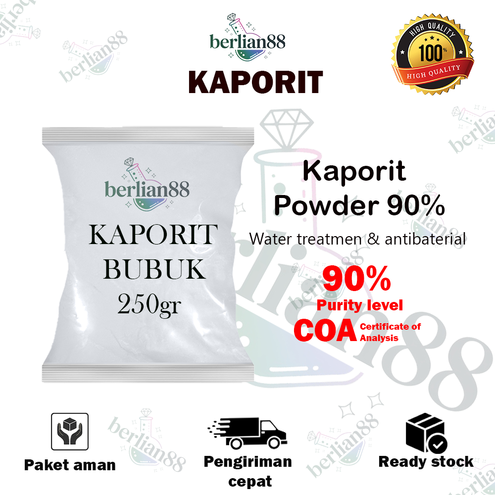Kaporit Bubuk 250gram / TCCA Powder 90% / Chlorine Powder 90% / Kaporit 90% Murah