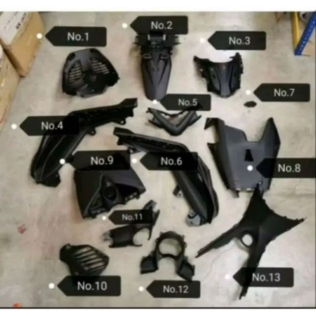 FULL SET BODY KASAR NMAX OLD 155 ORIGINAL YAMAHA 2015-2019