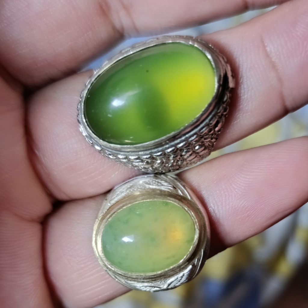 CA 51 Batu Akik Natural Idocrase Aceh dan Lumut Sungai Dareh Joss Super Quality