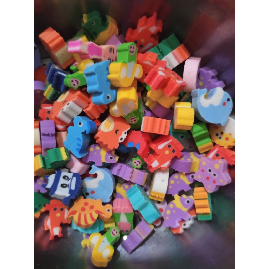 50 gram penghapus karakter anak mini dan besar karakter lucu