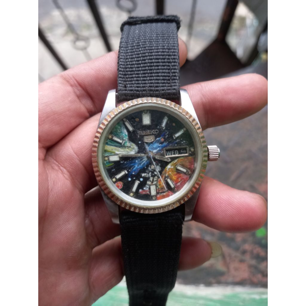 jam tangan cramik seiko 6119 rare vintage