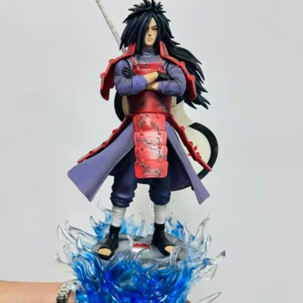 Statue Naruto Uchiha Madara 40cm CW Studio Design Recast with LED
