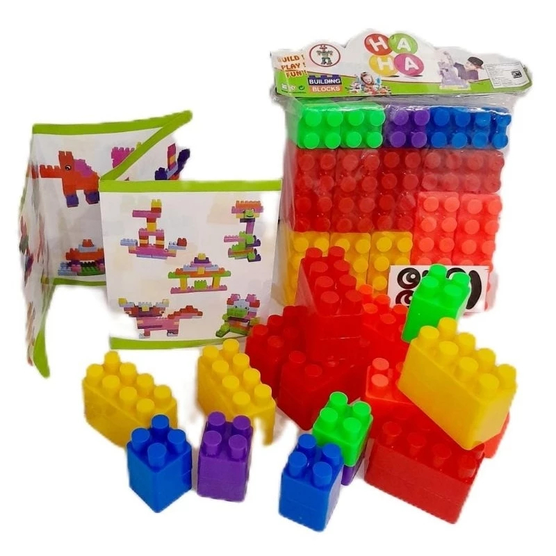 Mainan Anak Bongkar pasang Block Edukasi / Mainan Bongkar Pasang Anak Building warna