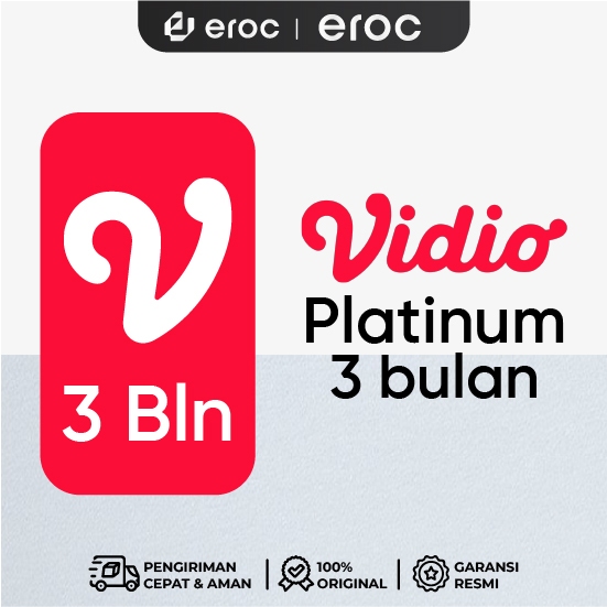 Eroc Proyektor Voucher Vidio Platinum Membership 3 Bulan
