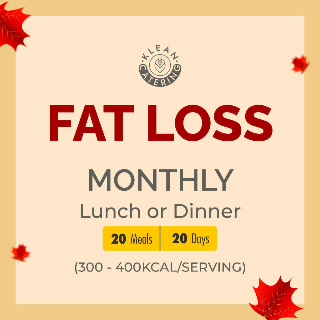Klean Fat Loss Diet Catering - Monthly Lunch (20 Meals/20 Days)