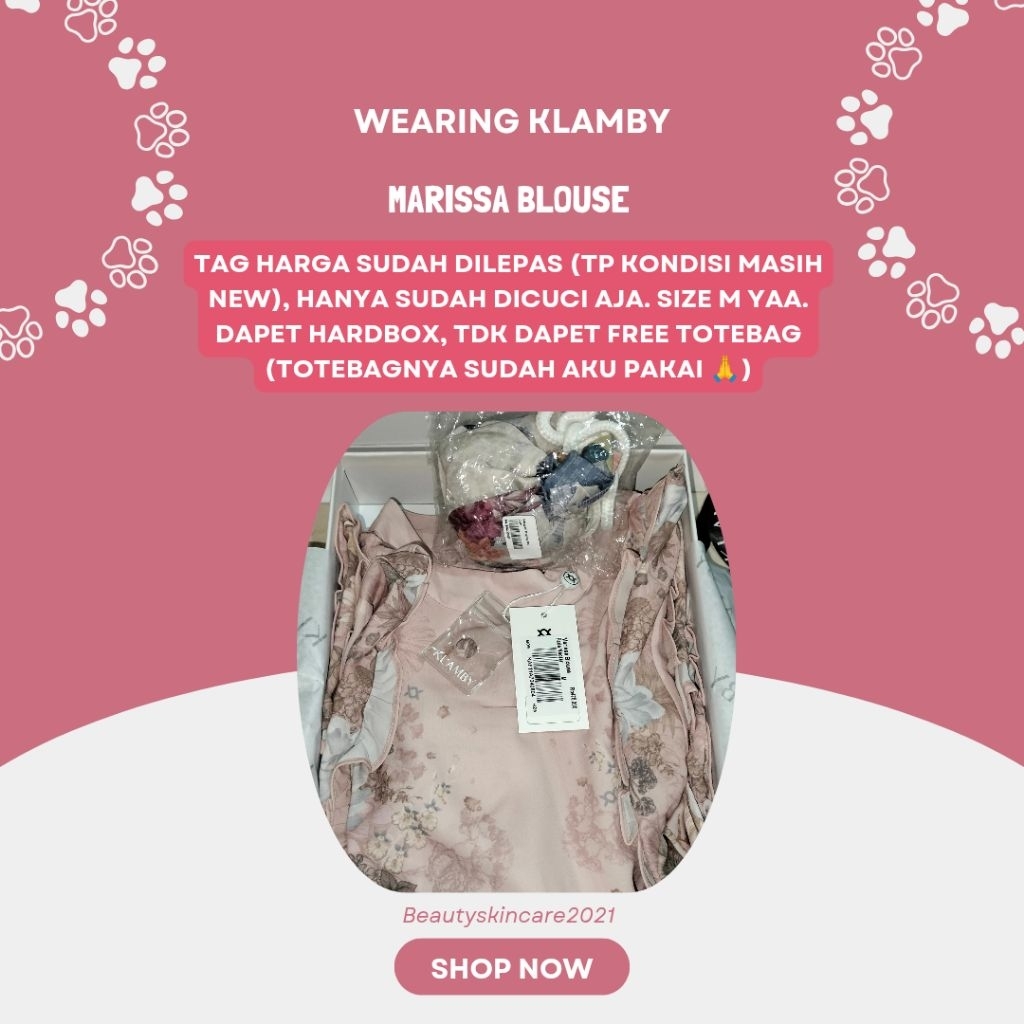 [READY LANGSUNG DIKIRIM] Wearing Klamby - Marissa Blouse