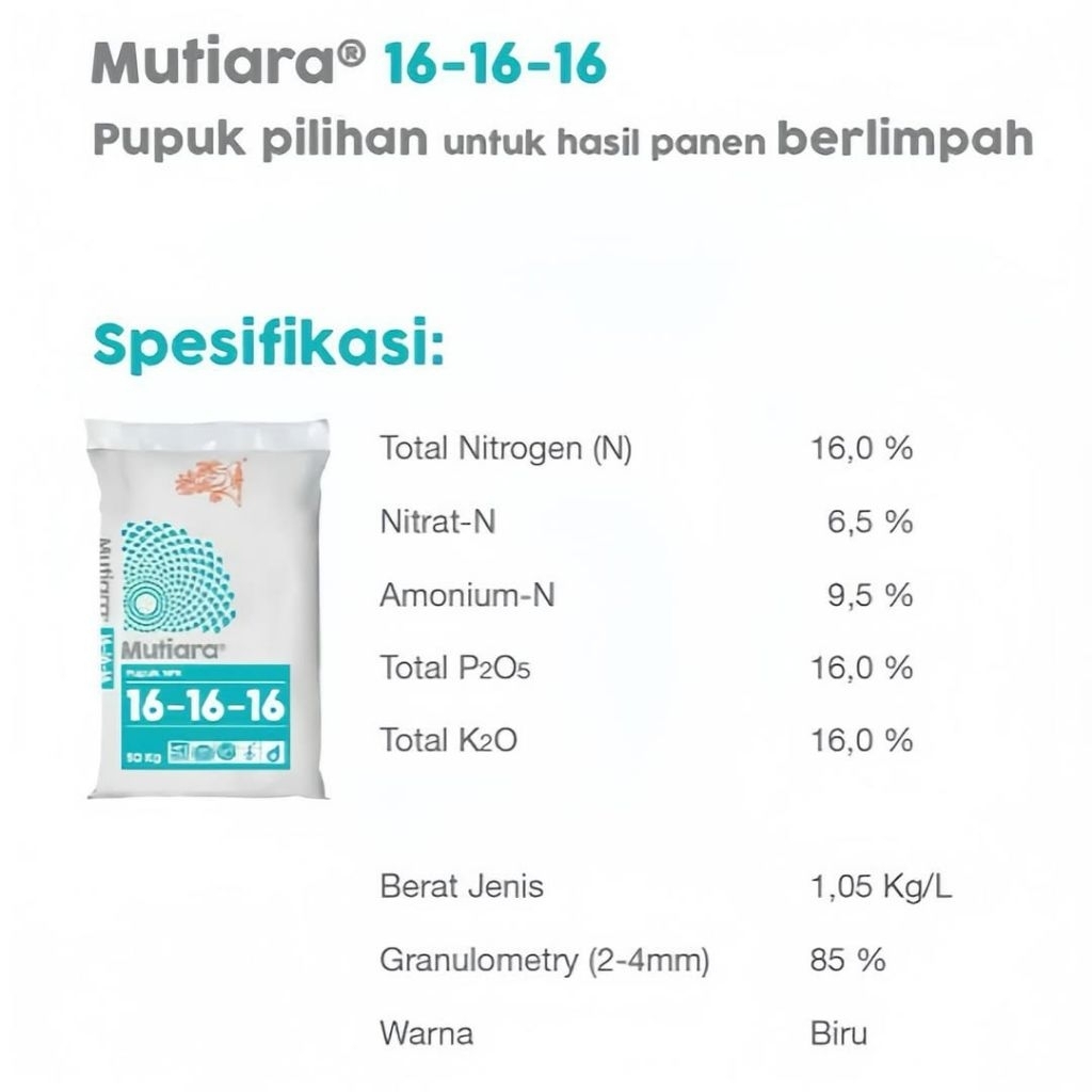 Pupuk NPK Mutiara Meroke