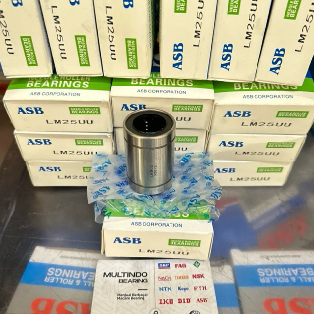 BEARING LINEAR LM 25 UU LM25UU BUSHING ASB ORIGINAL 100%