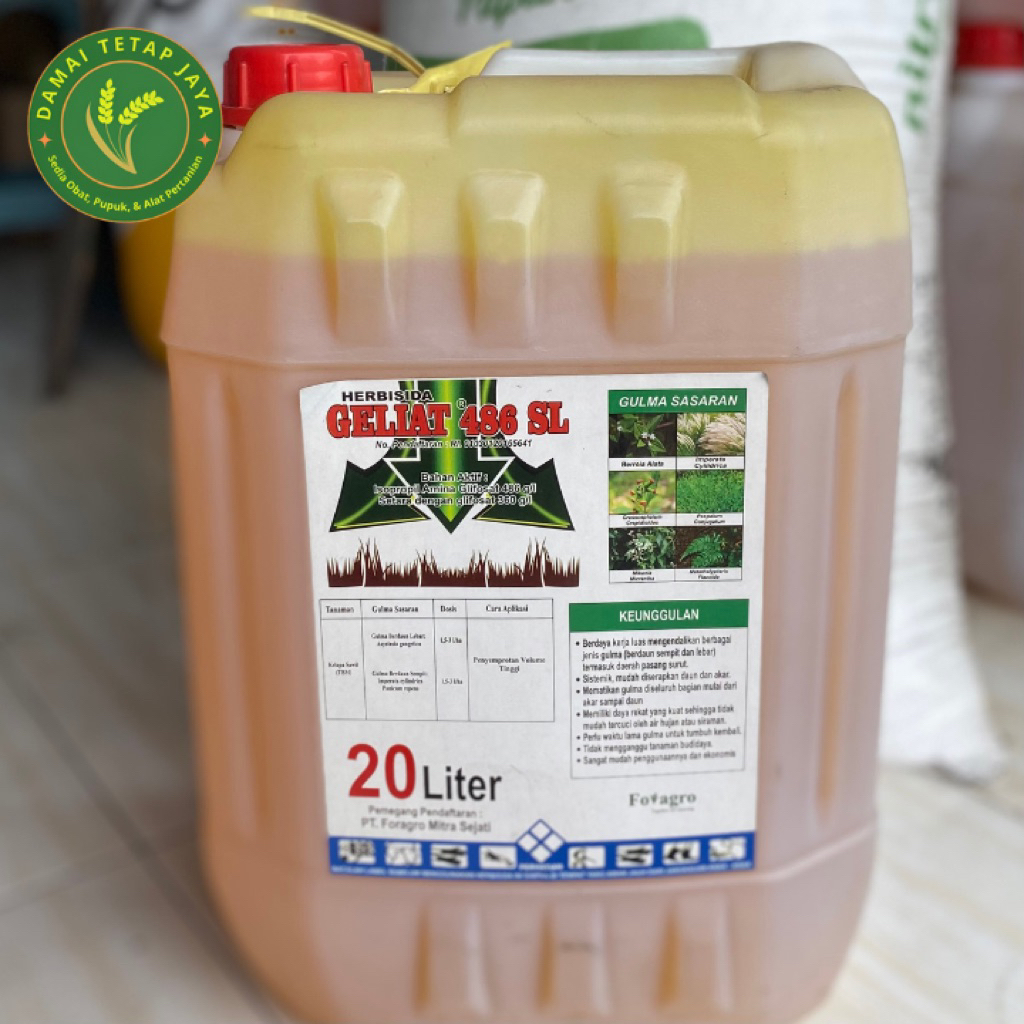 Herbisida Geliat 486SL Galon 20 liter