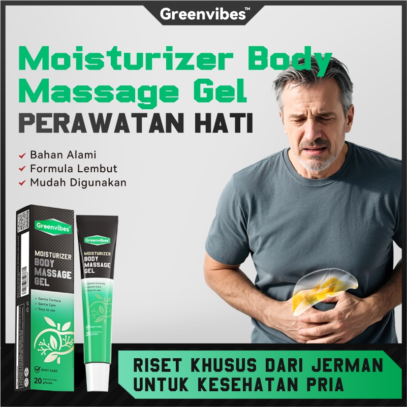 Greenvibes Gel Herbal Hati Unisex Alami Segar