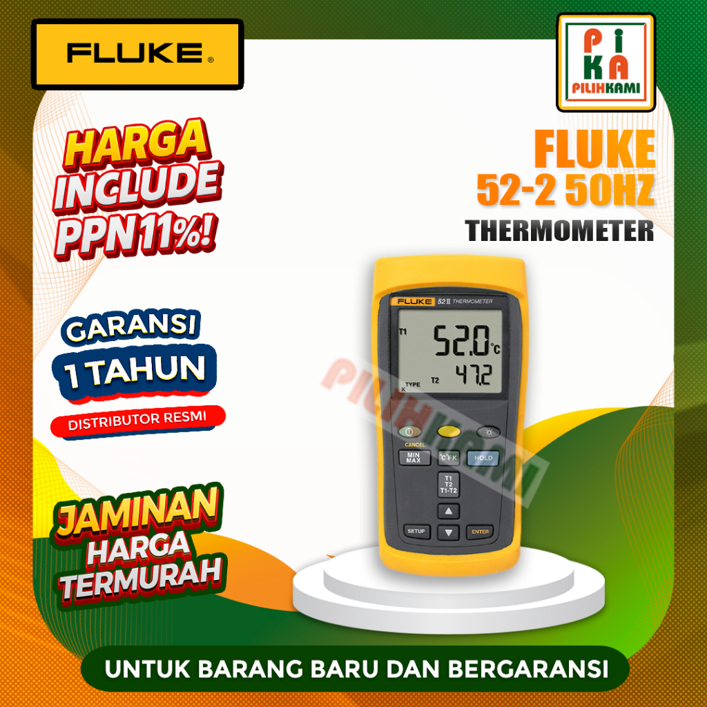 Fluke 52 II Dual Probe Digital Thermometer