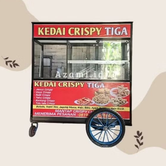 Gerobak fried chicken/Gerobak D chicken celup