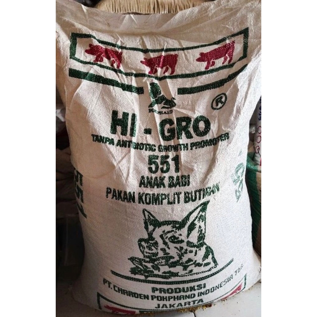551s 50kg pur ayam pakan ayam pur babi pakan babi 50kg