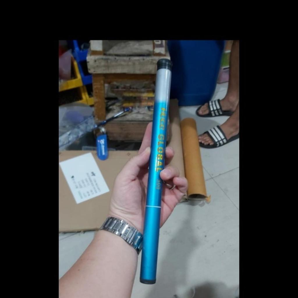 Alat Pancing Joran Tegeg Hugo Global 540 cm Ruas Pendek 30 cm