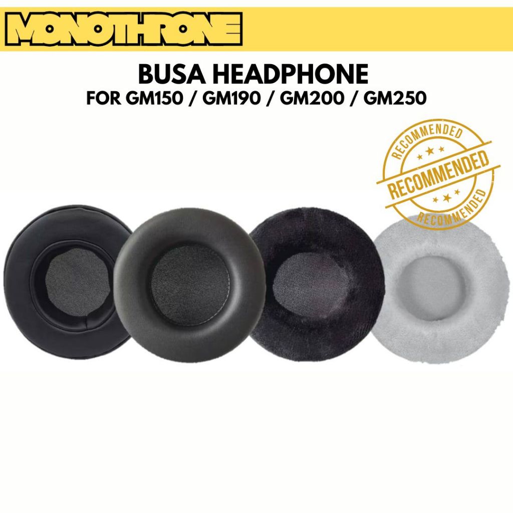 Busa Pengganti Untuk Earpad Earphone Headphone DBE GM190 GM160 GM150 GM180 GM100 GM200 GM250 dbE Aco