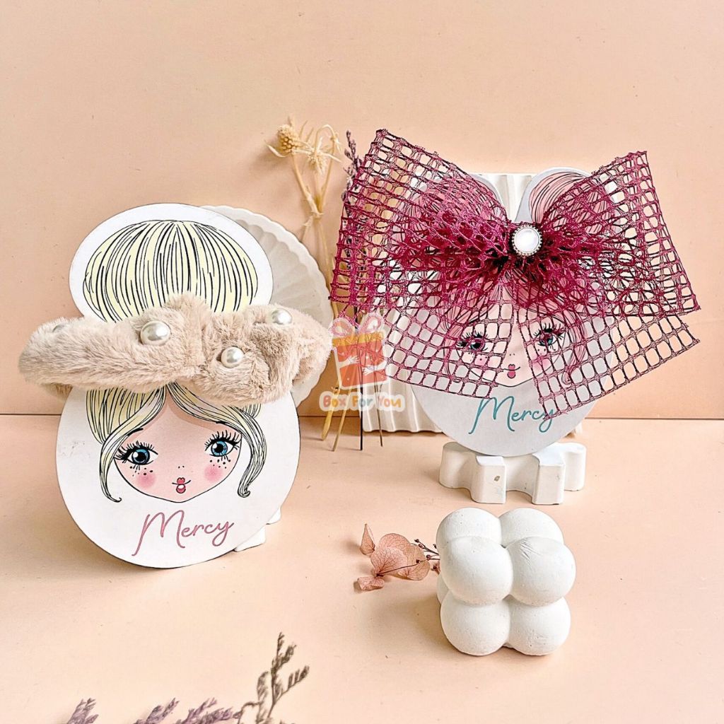 Hangtag / Label Alas Aksesoris Jepit/ Karet Rambut (harga per pcs)