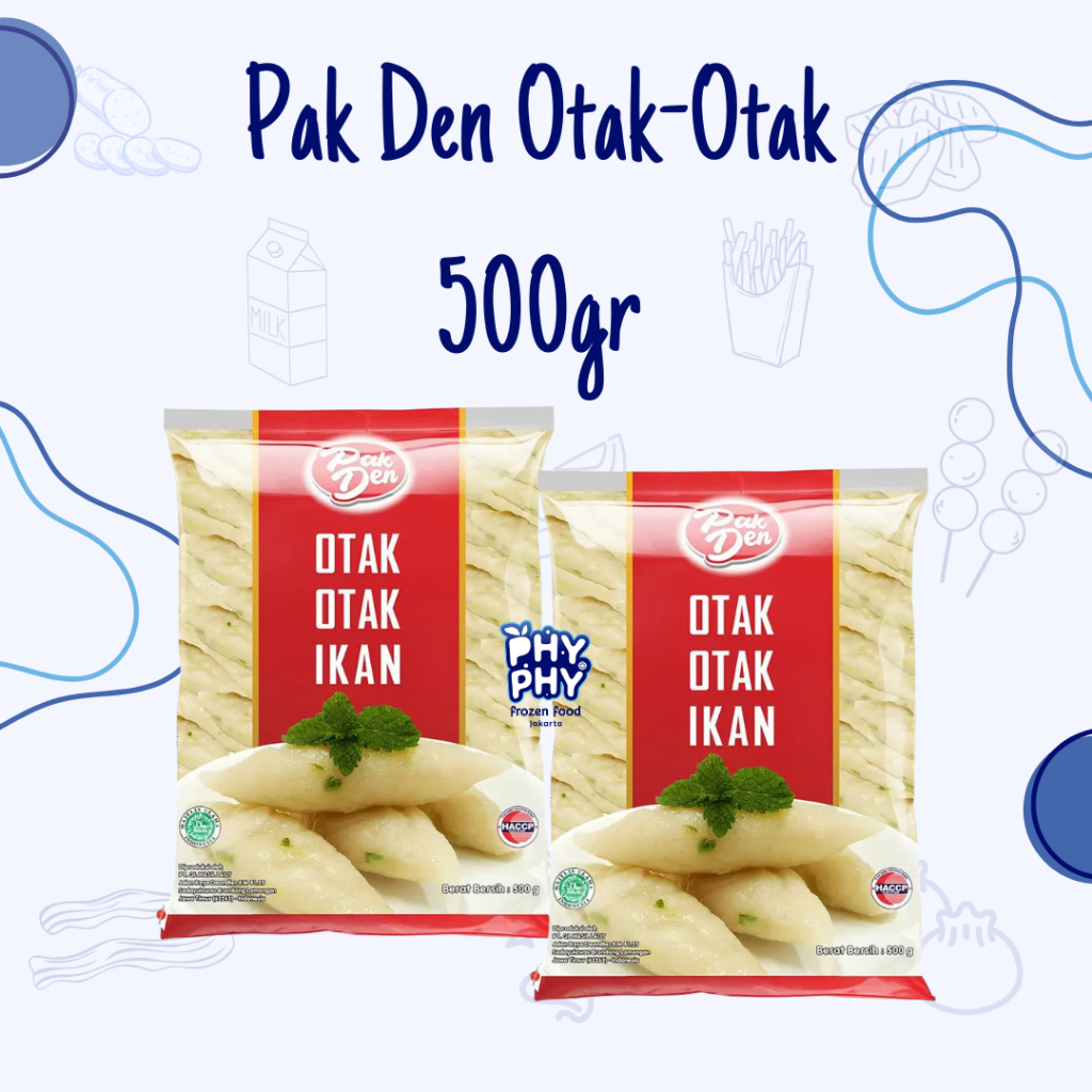 Pak Den Otak-Otak Ikan 500gr | Otak-otak Ikan | Otak-Otak Frozen | Otak-Otak Ikan Frozen