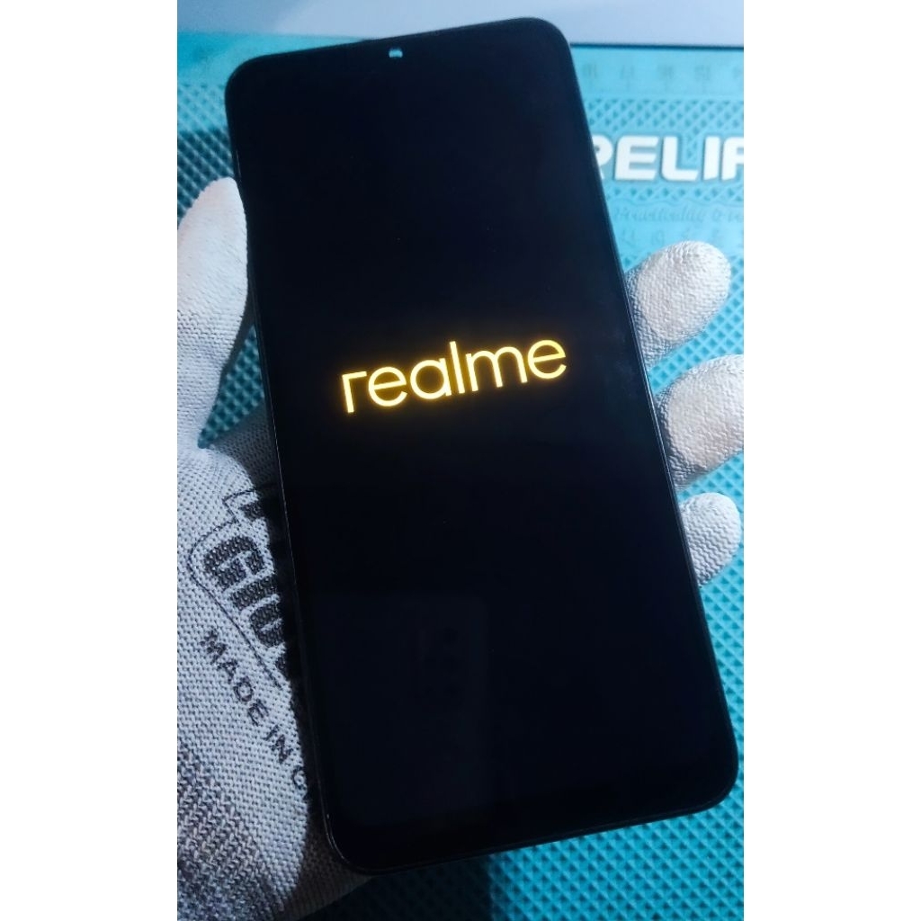 LAYAR LCD FRAME  TOUCHSCREEN REALME C11 2021 ORI COPOTAN SECOND