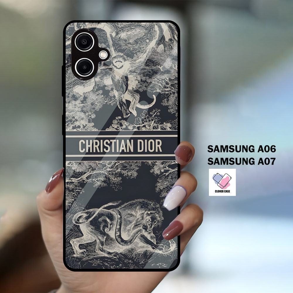 [AR108]  Case Glossy Case | SAMSUNG A06 | SAMSUNG A07 |  Casing Hp Kilau Motif DIOR