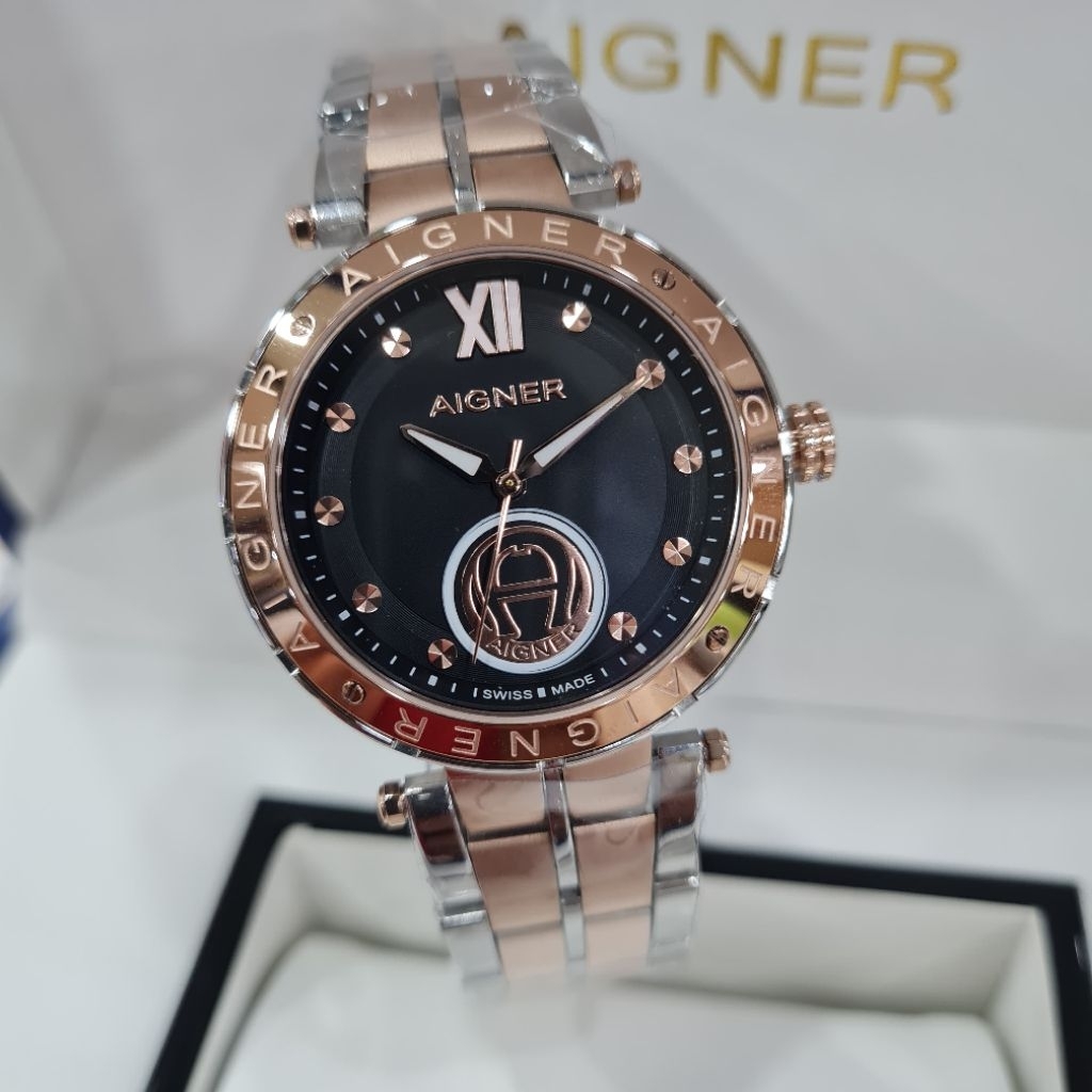 JAM TANGAN COUPLE AIGNER VIGEVANO 40MM DAN 32MM