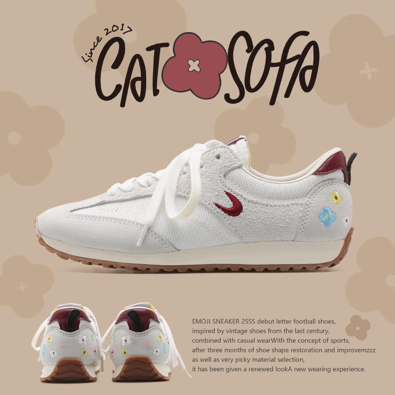 Hoxity - zora Sepatu Sneakers Wanita original casual shoes korea style fashion Retro premium - HD021
