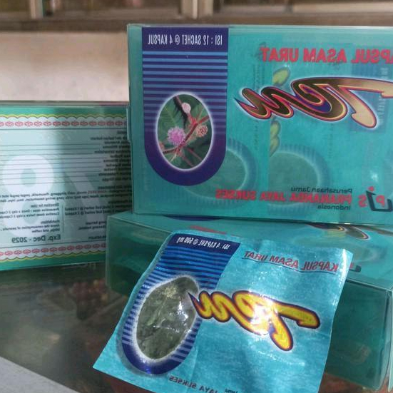 Kapsull AsamUrat SiTCU Herbal Isi 12 Sachet stecusteTCUstelancek steak