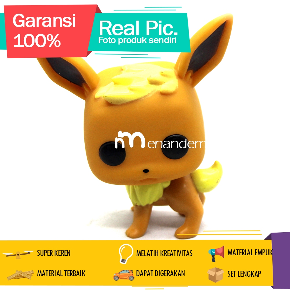 Mainan Hobi Edukasi Anak Pajangan Figure Pokepack Eevee Model