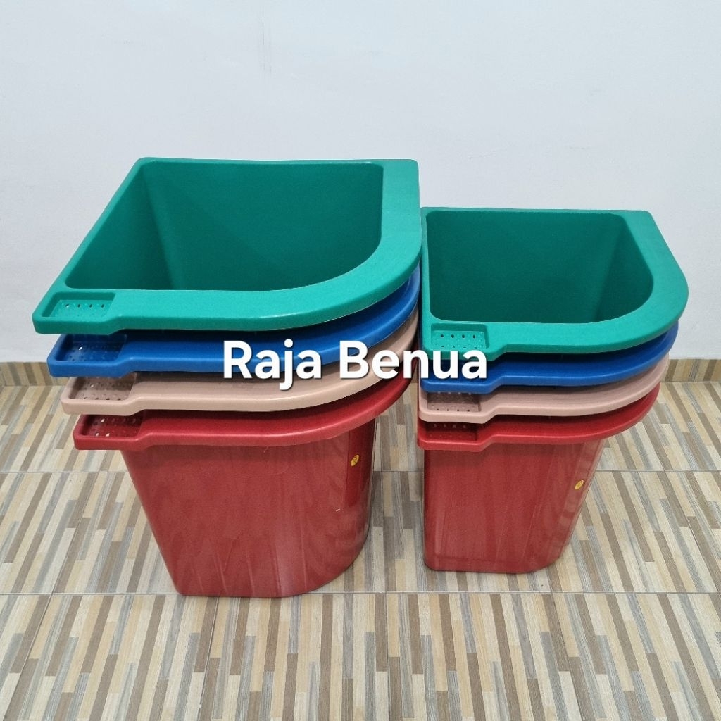 Bak Air Bak Mandi Plastik Sudut Besar Kecil GM