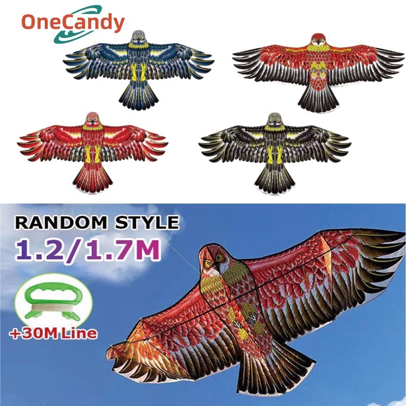 Layangan Elang Jumbo Lukis Kain Mainan 1.2/1.7M Layangan Anak Layangan Naga Layangan Motif Elang Suk