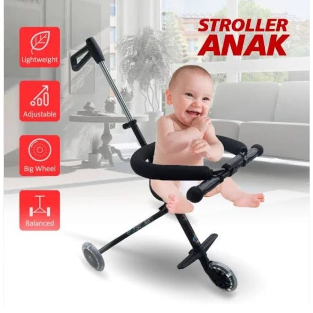 Stroller Anak Bayi PMB/Kereta Dorong stroller Lipat Balita