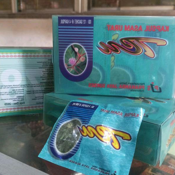 KapsullAsamUrat SiTCU Herbal Isi 12 Sachet stecusteTCUstelancek steak