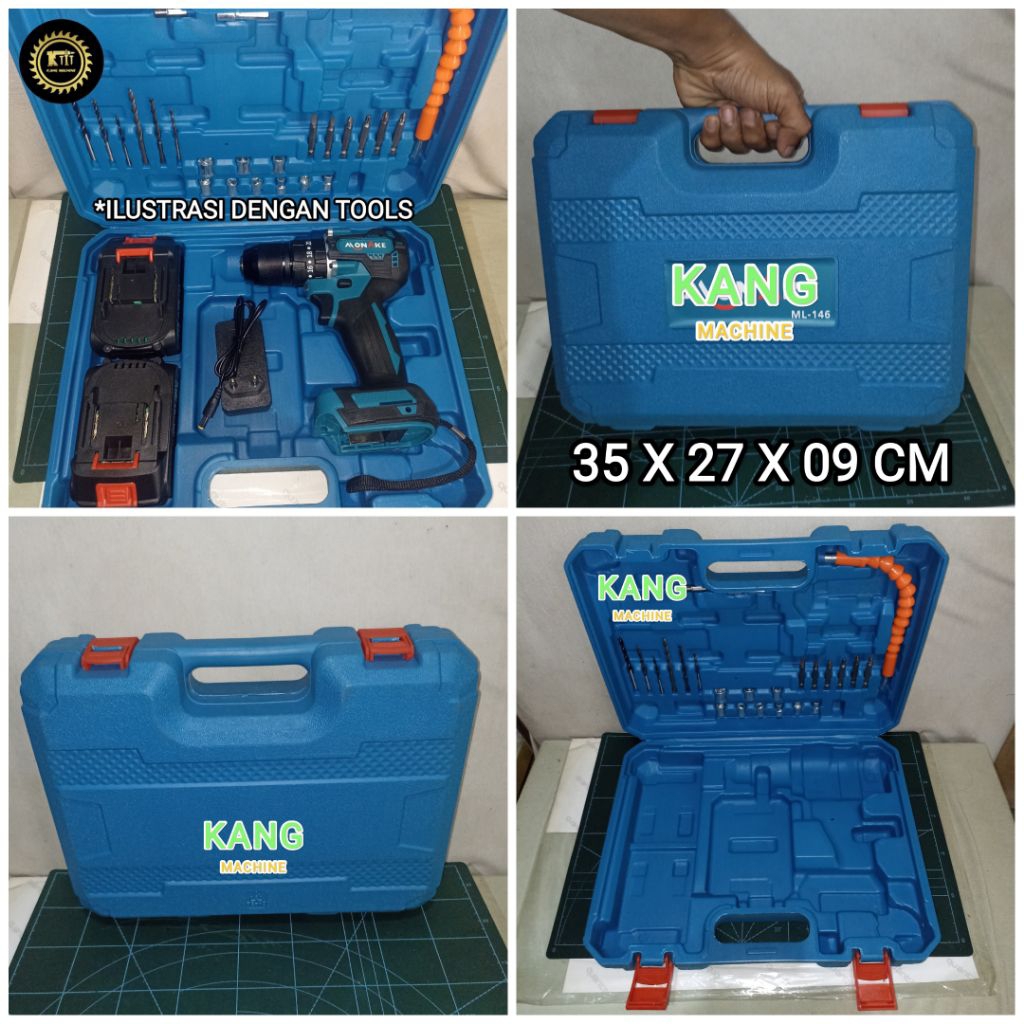 tools box koper hardcase monake jld sunc bor cordless & asesoris