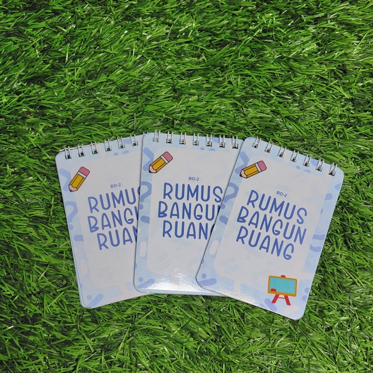 Flash card rumus bangun ruang, Rumus bangun ruang