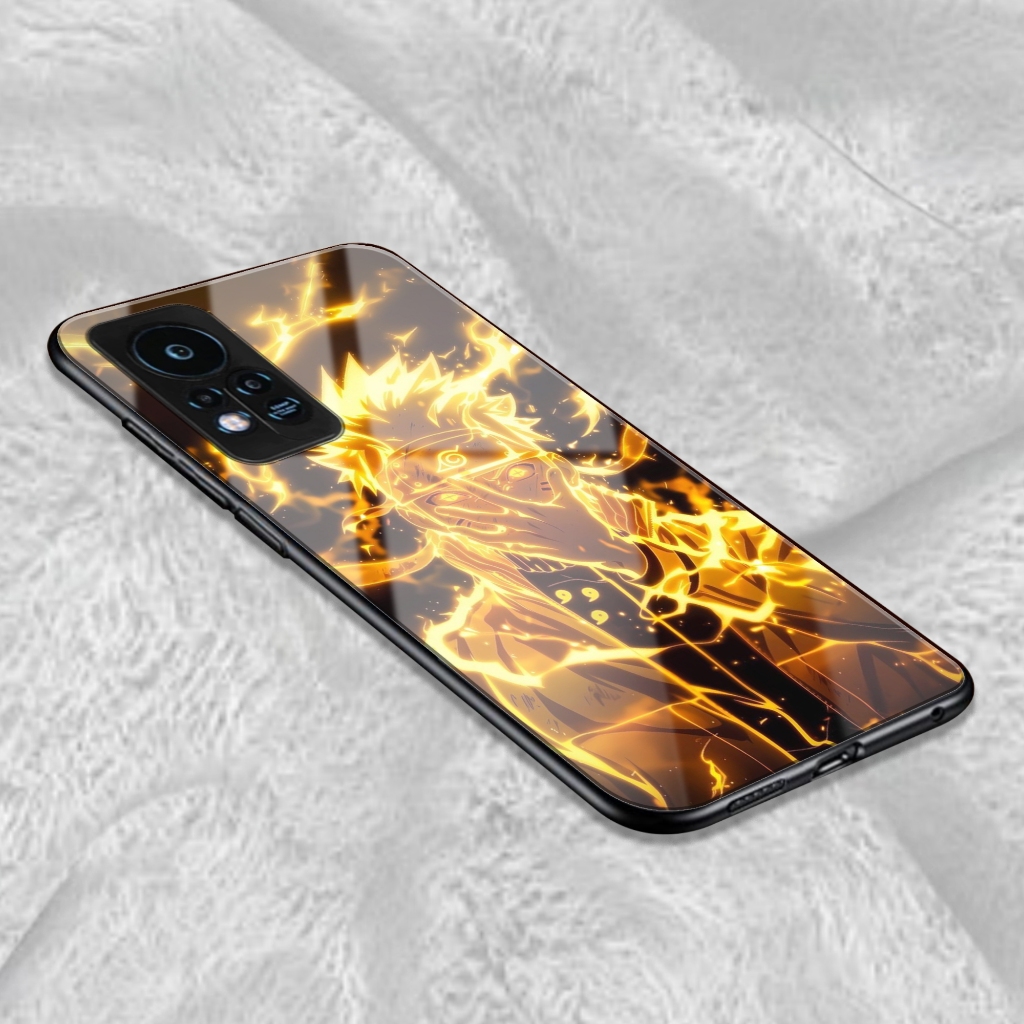 Case Kilau Untuk INFINIX HOT 11S NFC - HOT 11S [ A35 ANIME NARUTO ] Casing Infinix Terbaru