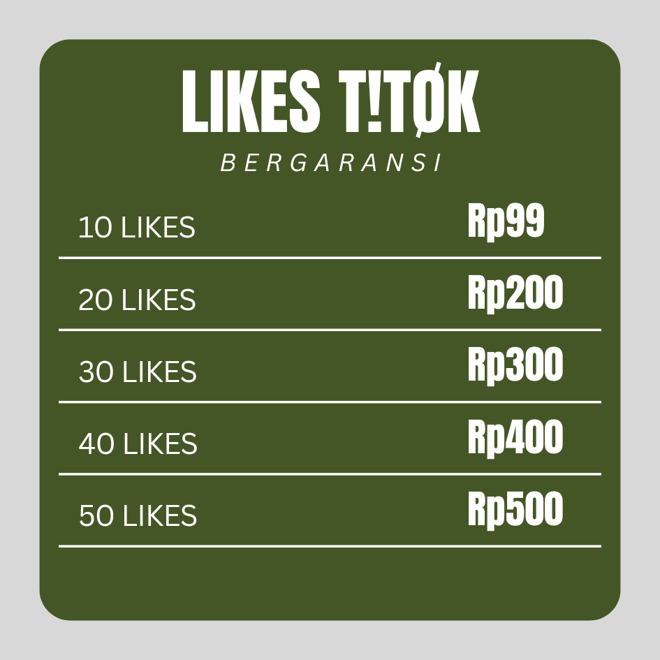 Likes Tiktok Berkulitas Global Meningkatkan Popularitas