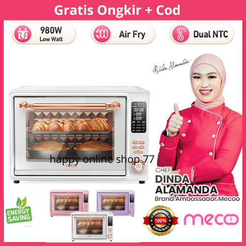 Oven Listrik Mecoo NX07-PRO 38 Liter Digital dengan Sirkulasi Udara 360 Derajat