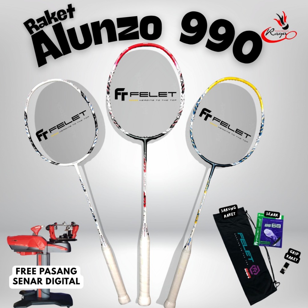 Raket Badminton Felet - Alunzo 990 Original
