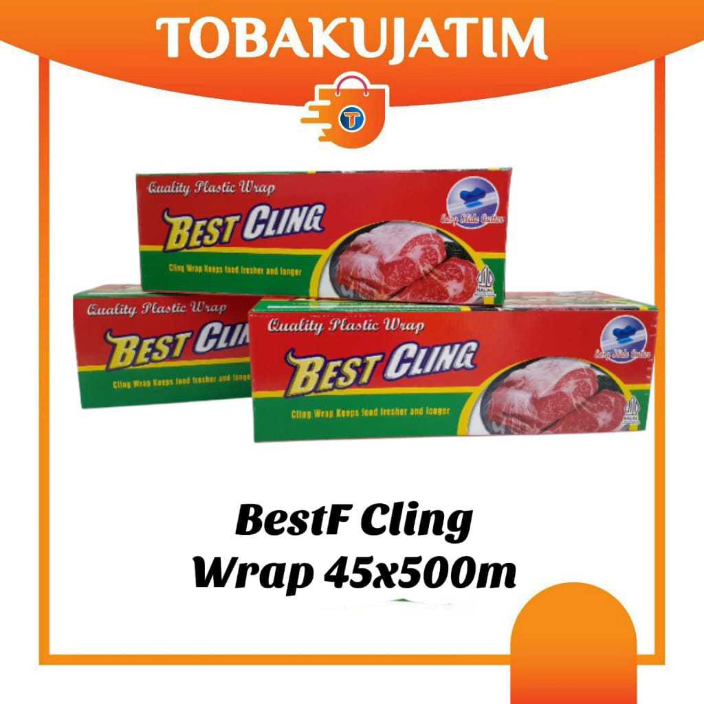 BEST CLING PLASTIC WRAP (BESAR) 30cm + PISAU CUTTER/ PLASTIK MAKANAN / FOOD WRAPPING