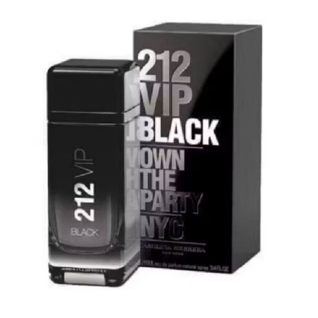 Parfum Original  Eropa  CH 212 VIP Black Men 100 Ml - Parfum Pria