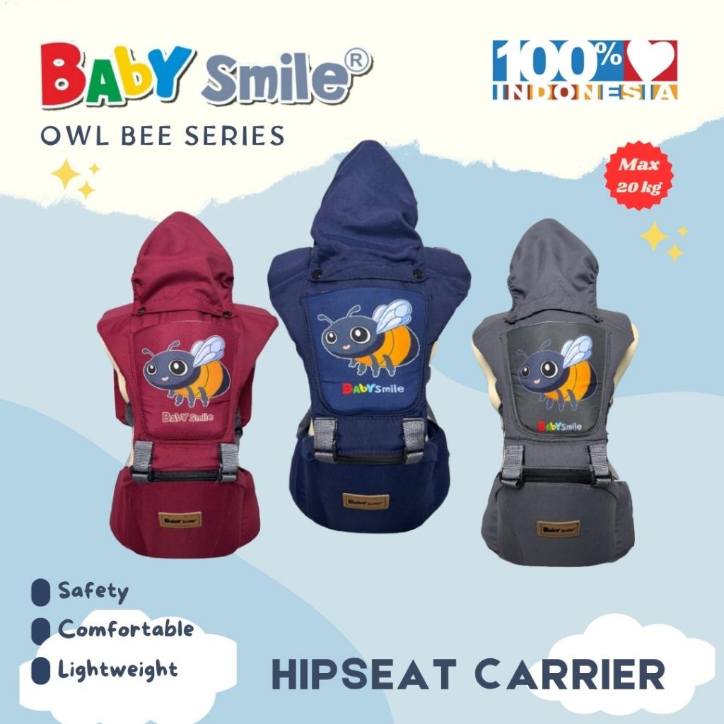 GENDONGAN HIPSEAT BABY SMILE NEW PENGUIN//OWL//BEE series