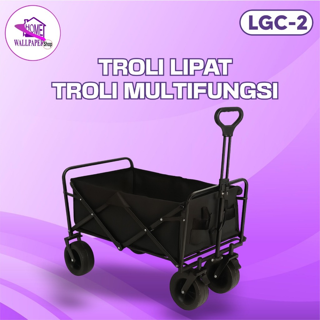 Troli Barang Serbaguna Gerobak Lipat Untuk Camping