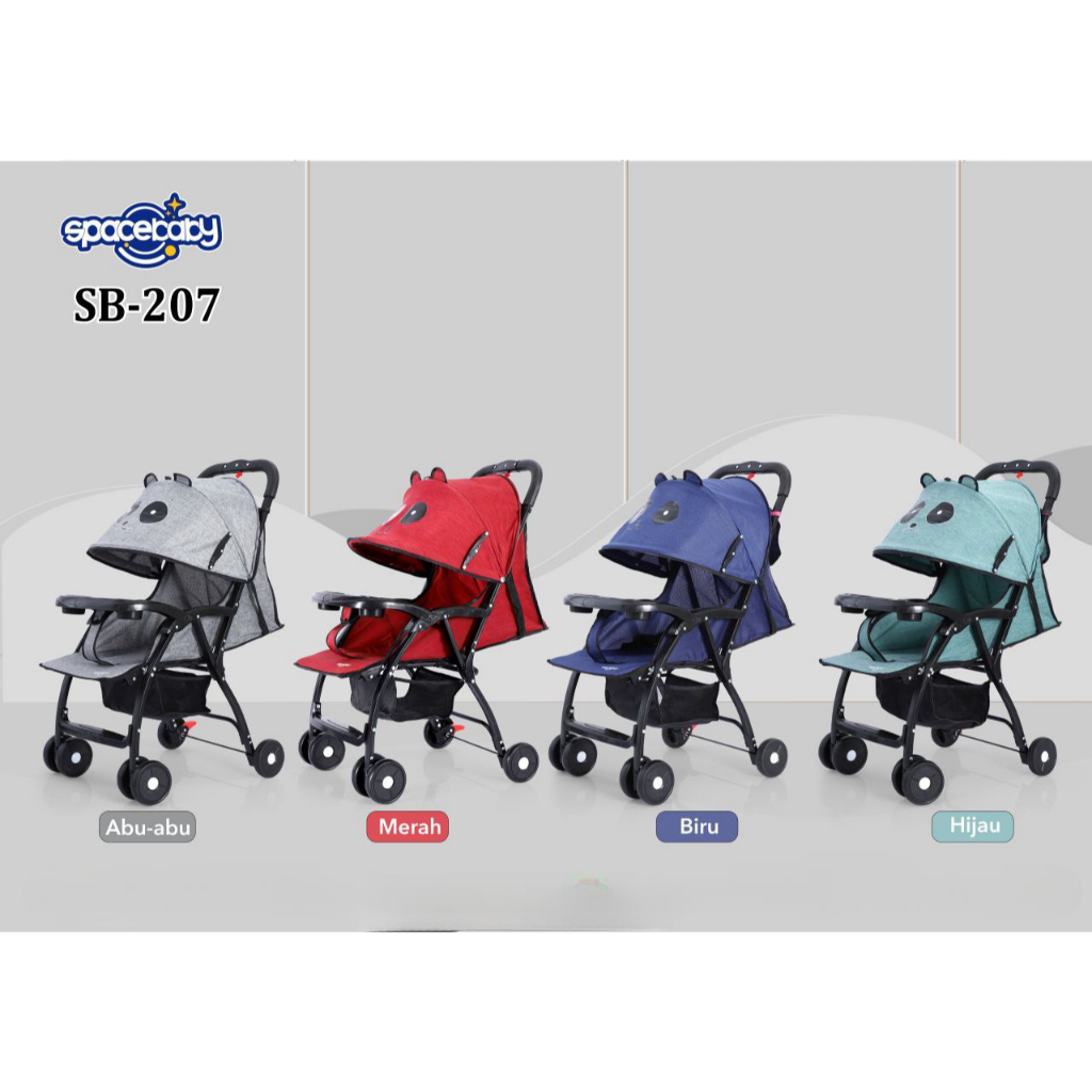 Spacebaby Stroller SB-207 / Stroller Bayi / Kereta Dorong Bayi